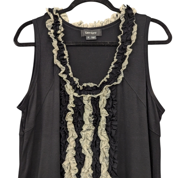 Karen Kane | Women's Dress | Black & Cream | Plus Size 1X - Picture 3 of 8